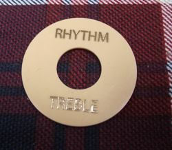 SWITCH PLATE RHYTHM/TREBLE