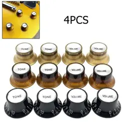 4PCS TOP HAT VOLUME KNOBS FOR GIBSON EPI LP ST GUITARS ELECTRIC GUITAR PARTS US