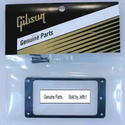 GIBSON® BLACK NECK PICKUP RING W/SCREWS HUMBUCKER / LES PAUL GENUINE 