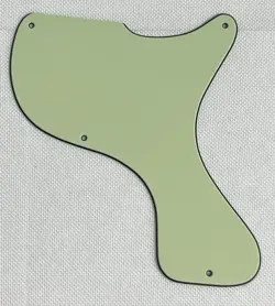 VINTAGE GREEN 3-PLY FOR GIBSON LES PAUL JUNIOR 1958 DC STYLE GUITAR PICKGUARD