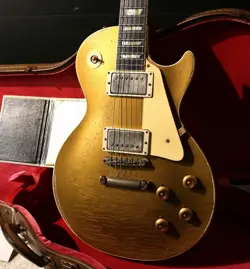 GIBSON CUSTOM SHOP LIGHTWEIGHT, PREMIUM FRETBOARD MURPHY LAB 1957 LES PAUL GOLDT