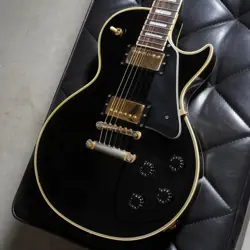 (ORVILLE BY GIBSON) 1988 LPC LES PAUL CUSTOM EBONY ELECTRIC GUITAR W/GIG BAG