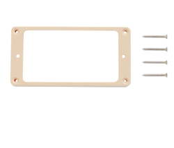 GIBSON® LES PAUL CREAM BRIDGE PICKUP RING CREME HUMBUCKER W/SCREWS - USA GENUINE