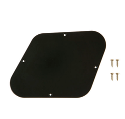 GIBSON® CONTROL PLATE COVER / BLACK WITH SCREWS / GENUINE 