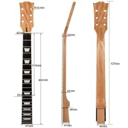 STAINLESS 22 FRETS MAHOGANY GUITAR NECK ROSEWOOD FRETBOARD FOR GIBSON LES PAUL