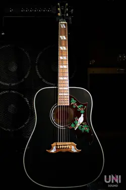 GIBSON CUSTOM SHOP LIMITED EDITION DOVE TRANS EBONY 2016