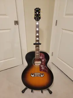 EPIPHONE J200 ACOUSTIC/ELECTRIC GUITAR - INSPIRED BY GIBSON - SUNBURST