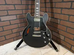 EBONY SEMI-HOLLOW GUITAR