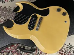 GIBSON CUSTOM SHOP MURPHY LAB 1963 SG JUNIOR LIGHTNING BAR TV YELLOW ULTRA 2024