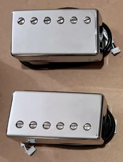 GIBSON 490R 498T HUMBUCKER GUITAR PICKUP SET WITH QUICK CONNECT CONTROL BOARD