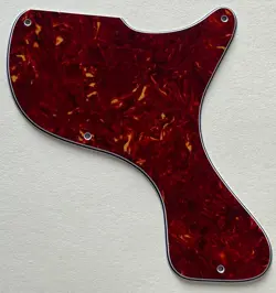 4 PLY RED TORTOISE PICKGUARD FIT GIBSON LES PAUL JUNIOR 1958 STYLE GUITARPARTS