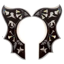 GUITAR PICKGUARD HUMMINGBIRD ABALONE INLAID FLOWER FOR GIBSON ACOUSTIC GUITAR