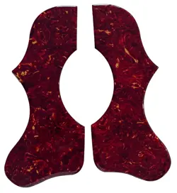 NEW FITS GIBSON J185 ACOUSTIC GUITAR PICKGUARD SELF-ADHESIVE CRYSTAL RED