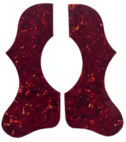 NEW FITS GIBSON J185 ACOUSTIC GUITAR PICKGUARD SELF-ADHESIVE RED TORTOISE