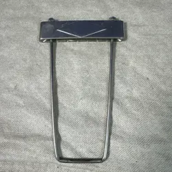 AGED DIAMOND TAILPIECE FOR GIBSON ELECTRIC GUITARS - SILVER 5 1/4” LONG