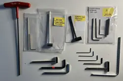 GUITAR TRUSS ROD & SADDLE WRENCH - LOT OF  17- FENDER GIBSON PRS GRETSCH IBANEZ