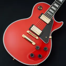 GIBSON CUSTOM SHOP LES PAUL CUSTOM WITH EBONY FINGERBOARD GLOSS - LAVA FLOW - LO
