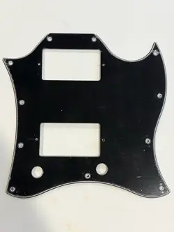 BLACK FULL FACE SIZE 3 PLY PICKGUARD FOR GIBSON SG
