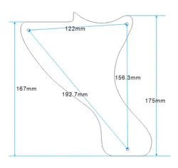 STYLE GUITAR PICKGUARD