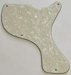 GUITAR PARTS GUITAR PICKGUARD FOR GIBSON LES PAUL JUNIOR 1958 IVORY WHITE PEARL
