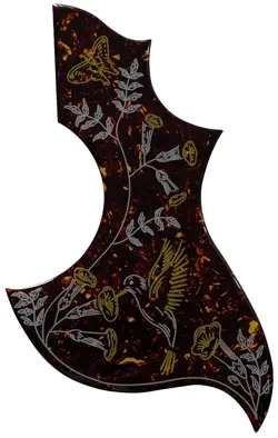 BROWN PICKGUARD GUITAR