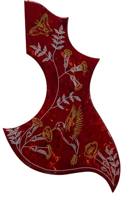 RED PICKGUARD GUITAR
