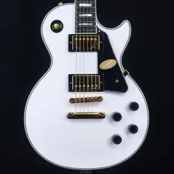 EPIPHONE         INSPIRED BY GIBSON CUSTOM LES PAUL CUSTOM ALPINE WHITE