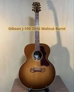 GIBSON J-100 2016 WALNUT BURST