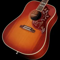 NEW GIBSON / 1960 HUMMINGBIRD FIXED BRIDGE HERITAGE CHERRY SUNBURST S/N 21244006