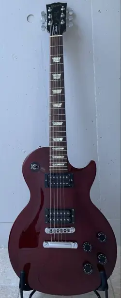 ELECTRIC GUITAR GIBSON LES PAUL STUDIO CHERRY RED MADE IN USA WITH HARD CASE