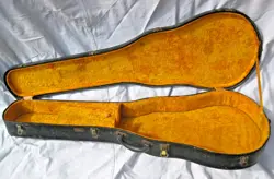 VINTAGE LATE 1950S GIBSON LES PAUL CUSTOM GUITAR CASE- 5 LATCH- BRASS BADGE