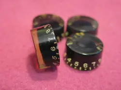 VINTAGE USA 1975 GIBSON SPEED KNOBS FOR LES PAUL S1 MARAUDER ES 335 175 SG RIPPE