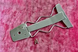 VINTAGE 1965 GIBSON ES-175 ES-175D CHROME ZIG-ZAG TAILPIECE COMPLETE 1966 1967 !