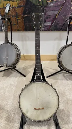 VINTAGE GIBSON/GOGGAN TENOR BANJO