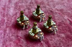 VINTAGE 1965 GIBSON CTS 500K MATCHED POT SET - VOLUME / TONE - ES-335 PAF 1967