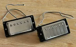 VINTAGE 1966 GIBSON PATENT STICKER T-TOP HUMBUCKING PICKUP SET