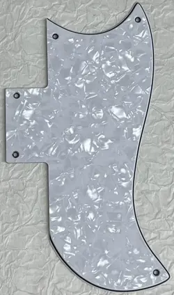 NEW GREAT-FOR GIBSON SG 61 REISSUE STYLE GUITAR PICKGUARD 4 PLY WHITE PEARL