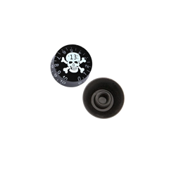 GUITAR SPEED CONTROL KNOB WHITE SKULL HEAD FITS LES PAUL/ SG GIBSON/EPIPHONE