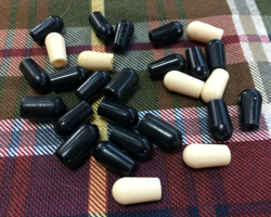 LUTHIER'S LOT OF  BLACK & CREAM SWITCH TIPS FOR GIBSON LES PAUL ELECTRIC GUITARS