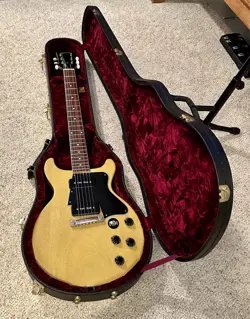 GIBSON CUSTOM SHOP 1960 DOUBLE CUTAWAY LES PAUL SPECIAL, TV YELLOW