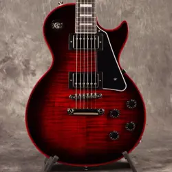 EPIPHONE/INSPIRED BY GIBSON LES PAUL CUSTOM WIDOW RED BURST WITH GIG BAG