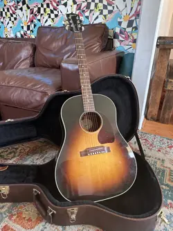 GIBSON J-45 STANDARD 2019 ACOUSTIC-ELECTRIC GUITAR - VINTAGE SUNBURST