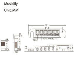 AROUND BRIDGE TAILPIECE
