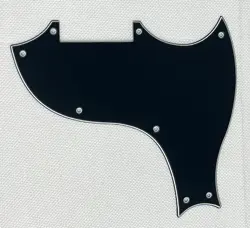 BLACK 3-PLY FOR FIT GIBSON SG-X SCRATCH PLATE STYLE GUITAR PICKGUARD