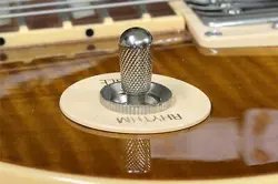 KNURLED TOGGLE SWITCH KNOB TIP FOR US GIBSON GUITARS - SAE 8-32 THREAD- NICKEL