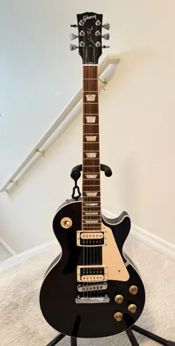 GIBSON LES PAUL STANDARD ELECTRIC GUITAR EBONY