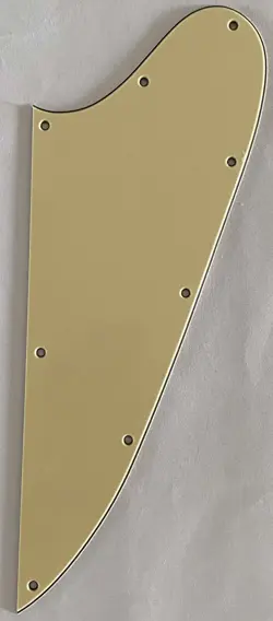 NEW 3 PLY VINTAGE YELLOW FOR GIBSON FIREBIRD STYLE BLANK GUITAR PICKGUARD