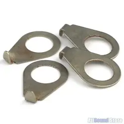 (4) RELIC AGED NICKEL KNOB POINTER WASHERS FOR GIBSON® LES PAUL GUITAR, BASS