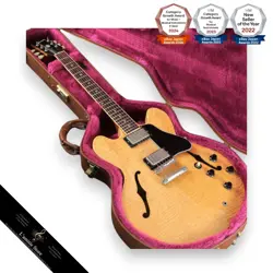 GIBSON ES335 DOT REISSUE ANTIQUE NATURAL ELECTRIC GUITAR