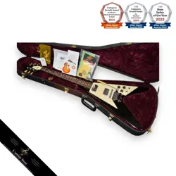 GIBSON CUSTOM SHOP HISTORIC '67 FLYING V MAESTRO VIBROLA MAHOGANY